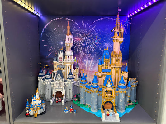 LEGO Disney Castles (2) Backdrop Digital File Display Graphic