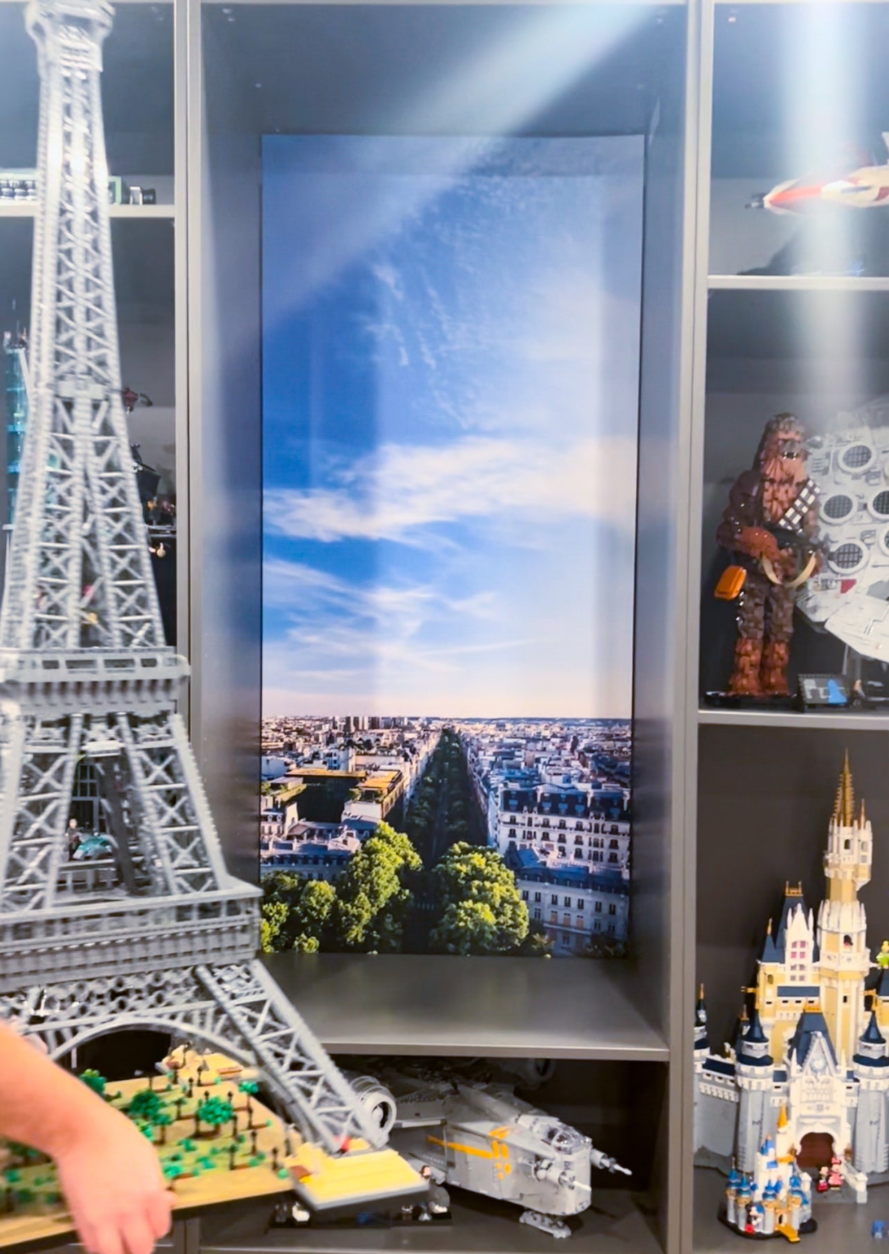 LEGO Eiffel Tower Backdrop Digital File Display Graphic