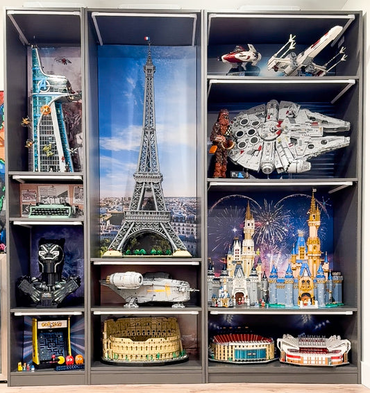 LEGO Eiffel Tower Backdrop Digital File Display Graphic