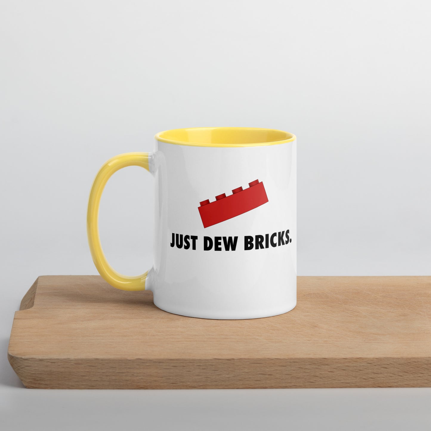 Dew Bricks Mug with Color Inside