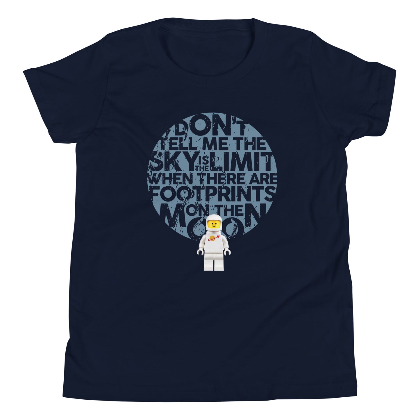 Footsteps on the Moon - Youth Short Sleeve T-Shirt